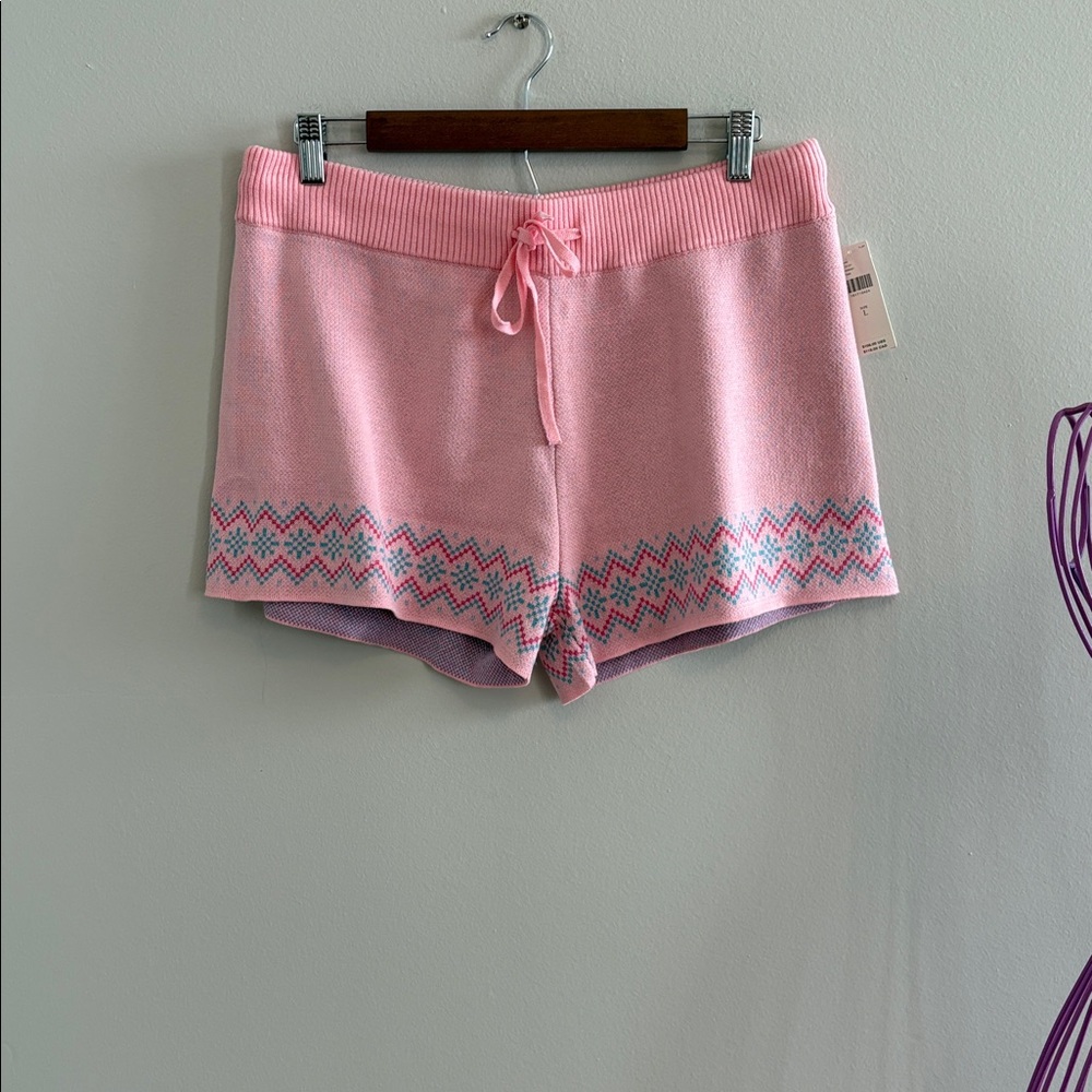 NWTs Beach Riot Pink Knit Shorts